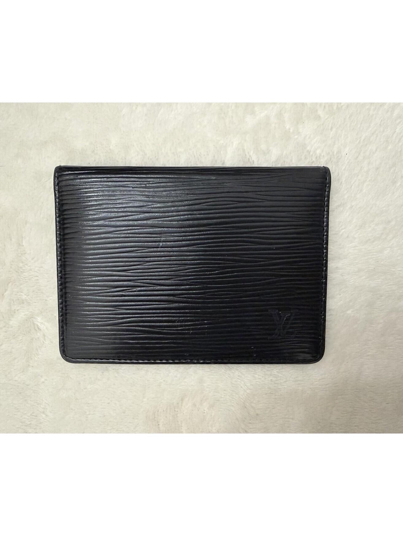 Authentic Louis Vuitton Lv Card Wallet Epi Leather Bifold Vintage